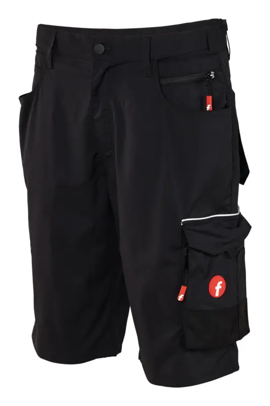 Neu Im Sortiment Fortis Herren-Bermuda Performance schwarz/rot Größe 60