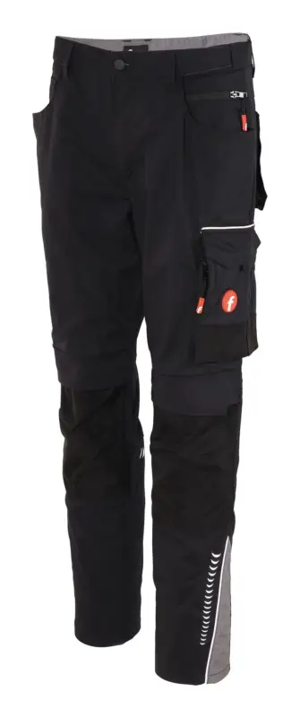 Echt Fortis Herren-Bundhose Performance schwarz/grau Größe 25