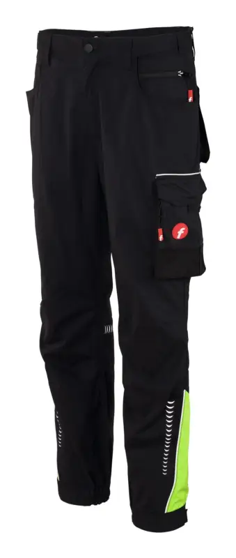 Fortis Herren-Cargohose Performance schwarz/lime Größe 110 Wochenendangebot