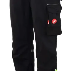 Wochenendangebot Fortis Herren-Cargohose Performance schwarz/lime Größe 94