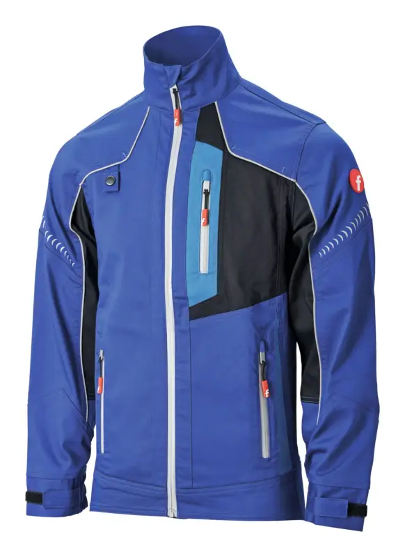 Fortis Jacke Flex kornblau/schwarz/blau Größe 4XL Sale