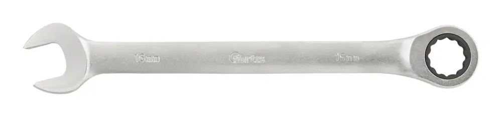 Schneller Versand Fortis Maul-Ringratschenschlüssel gerade 16 mm