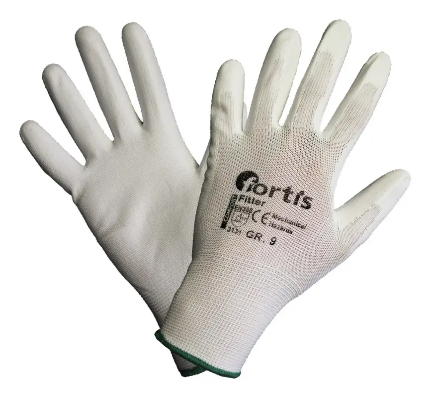 Fortis Strickhandschuh Fitter PU, weiß, SB-verpackt, Größe 10 (Verpackungseinheit 12 Paar) Mega-Angebot