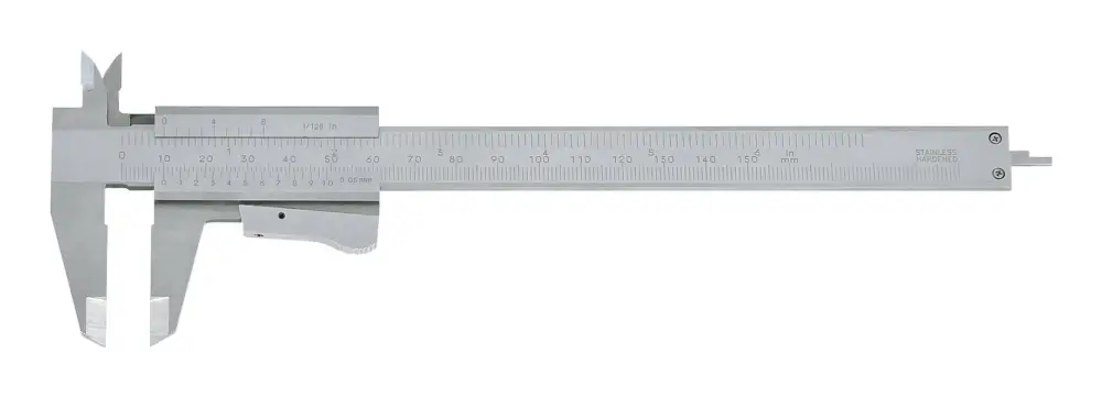 Fortis Taschenmessschieber Momentfeststellung 150 mm Neue Kollektion