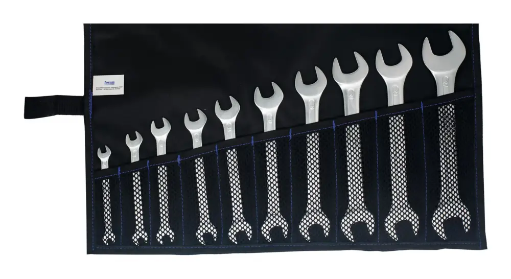 Letzte Chance Forum Doppelmaulschlüssel-Satz DIN3110 6-27 mm 10-teilig in Rolltasche