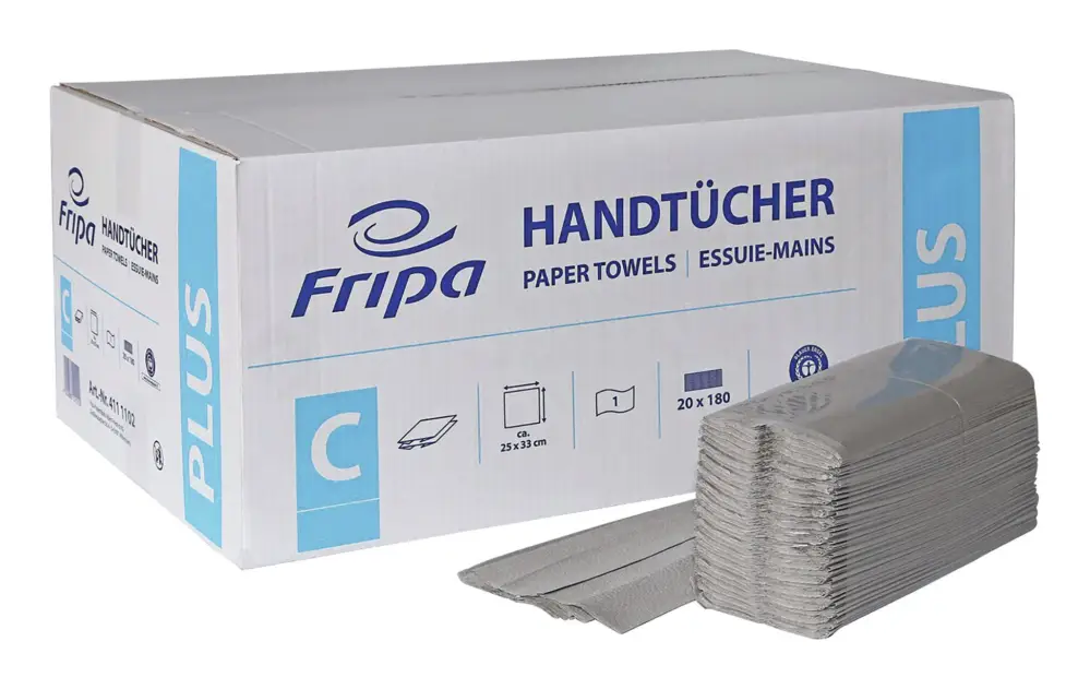 Fripa Plus Handtuchpapier 1-lagig C 33 Expressversand