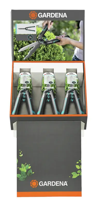 Billig Gardena Heckenschere PrecisionCut Display