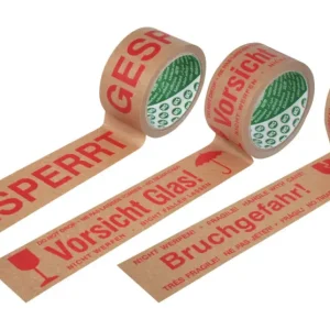 Mega-Angebot Gerband Papier-Warnband "Bruchgefahr" 50 mm x 50m, braun
