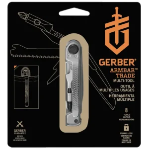 Gerber Multifunktions-Taschenmesser Armbar Trade Silver (Verpackungseinheit 3 Stück) Schneller Versand