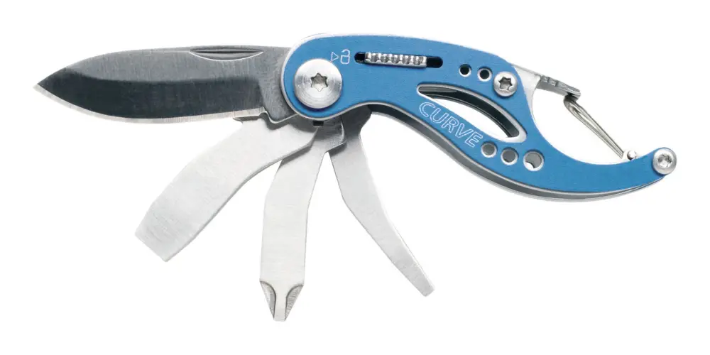 Gerber Multi-Tool Curve Mini Blue (Verpackungseinheit 6 Stück) Preisknaller