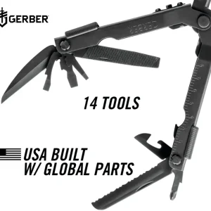 Gerber Multi-Tool MP600 Needlenose Basic Black (Verpackungseinheit 3 Stück) Markenprodukt
