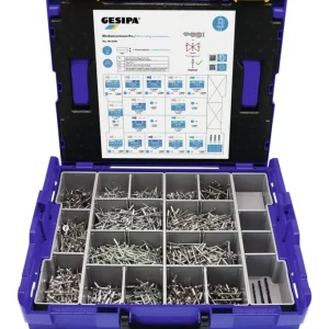 Schneller Versand Gesipa Blindniet-Sortiment Pro Blindniete PolyGrip inkl. 15 Abmessungen