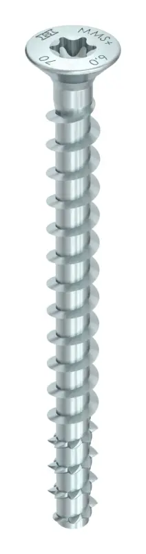 Heco MULTI-MONTI-plus-F Senkkopf 5 x 50 / 15 T-25 blau verzinkt (Verpackungseinheit 200 Stück) Neu