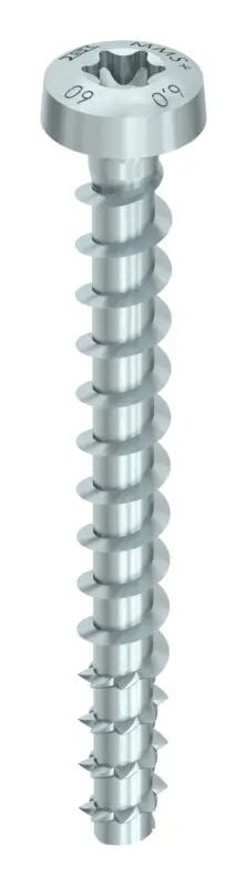 Heco MULTI-MONTI-plus-P Panhead, Rundkopf 6 x 35 / 1 T-30 blau verzinkt (Verpackungseinheit 100 Stück) Sonderangebot