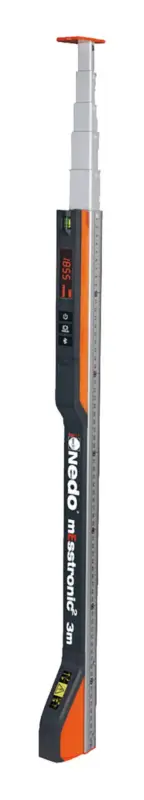 Helios Preisser Teleskop-Messstab digital 0,7-3m mEsstronic Easy mit Bluetooth Nedo Zertifiziert
