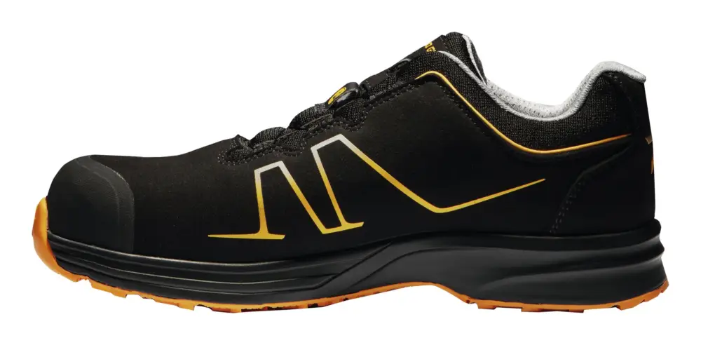 Neue Kollektion Hultafors Halbschuh Solid Gear Oasis, S3 Schwarz/ Orange, BOA Größe 39 (Verpackungseinheit 1 Paar)