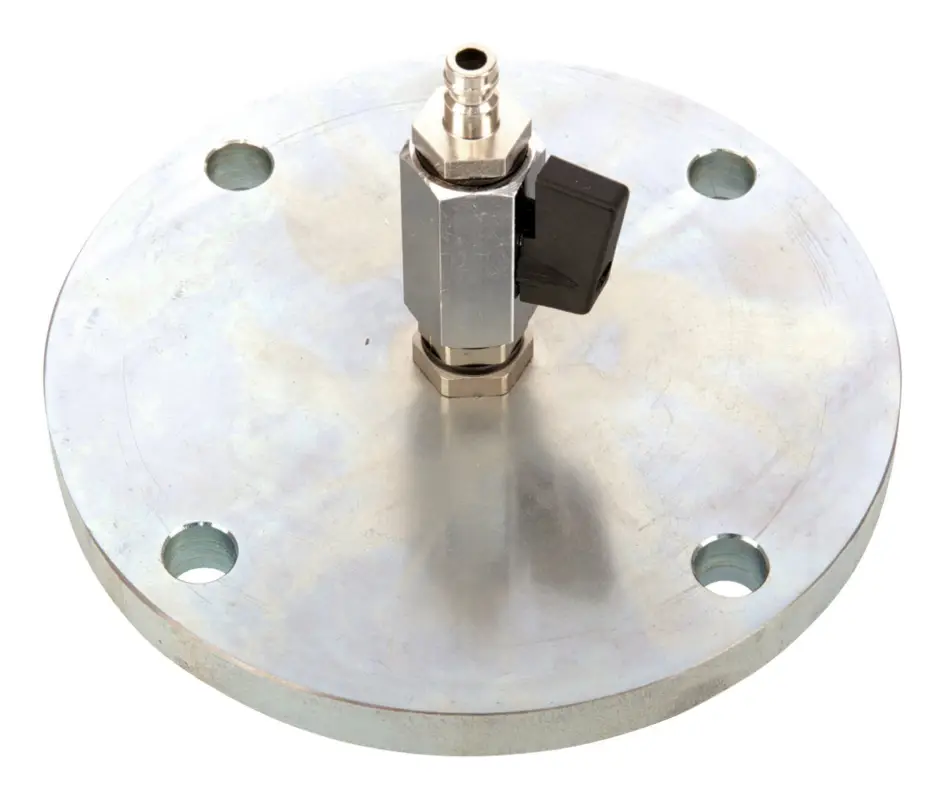 Jumtec Gasprüfanschluß Einrohr DN50 Flansch mit 1xKugelha. Expressversand