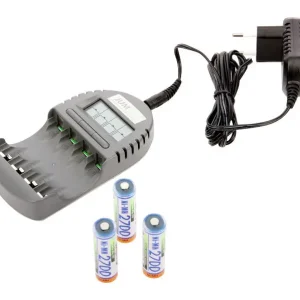 Beliebt Jumtec Ladegerät Set 1 mit 3 Mignon NimH-Akkus