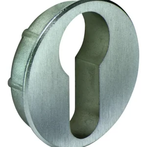Neuheit JuNie Rosette Nr. 7421 PZ rund, vernickelt