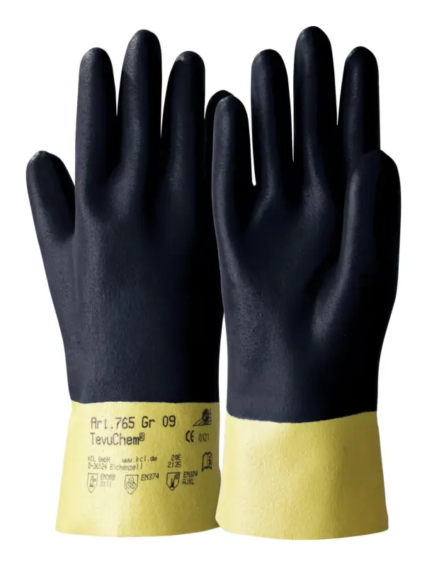 KCL Einweghandschuh TevuChem 765, Größe 7 (Verpackungseinheit 10 Paar) Sonderangebot