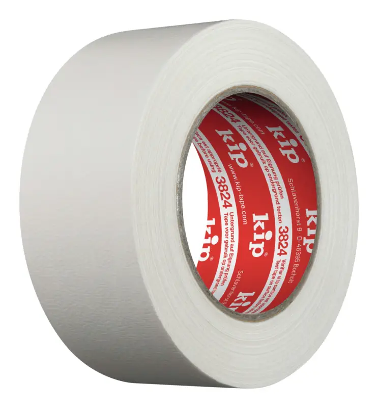 Knallerangebot Kip Steinband 3824, 50 mm x 50m, weiß (Verpackungseinheit 24 Rollen)