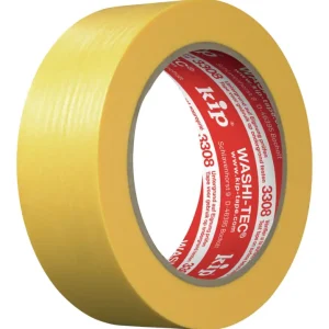 Solange Der Vorrat Reicht Kip Washi-Tec Premium Plus 3308, Goldkrepp 36 mm x 50m, gelb (Verpackungseinheit 24 Rollen)