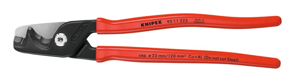 Aktuell Knipex Kabelschere mit Kunststoff-Griffen 225 mm