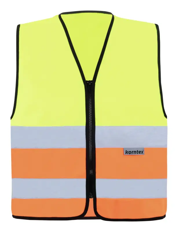 Neu Im Sortiment Korntex Warnweste Cologne gelb/orange Größe 3XL