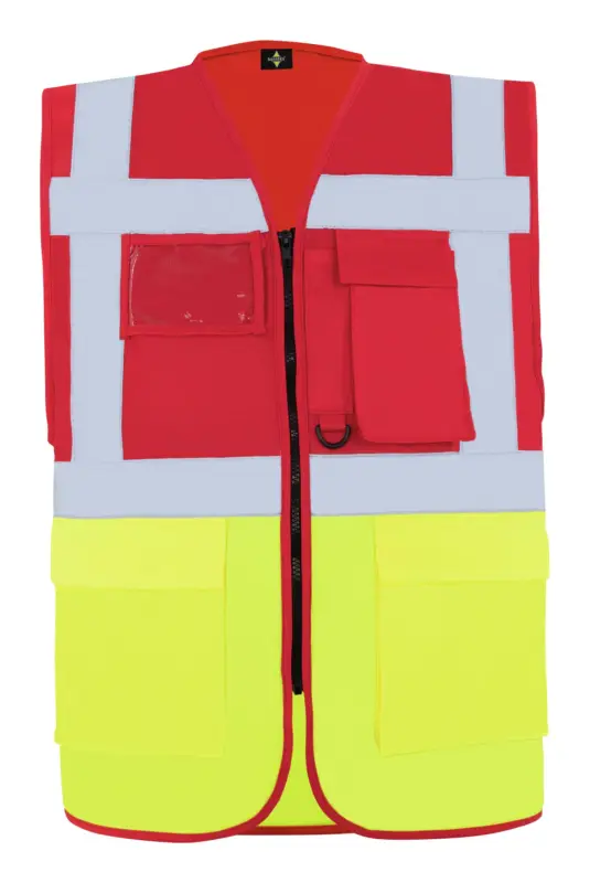 Korntex Warnweste Hamburg rot/gelb Größe 3XL Top-Seller