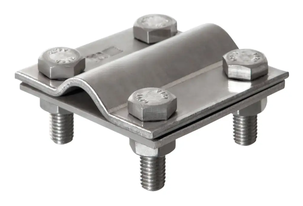 Kreuzverbinder 60 x 60 x 3 mm Edelstahl flach/rund (Verpackungseinheit 25 Stück) Heißes Angebot