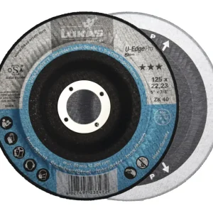 Lukas Kehlnahtschleifscheibe U-EDGE PRO 125 mm Korn 40 Knallerangebot