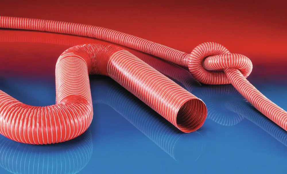 Norres Warmluft-/Hochtemperaturschlauch SIL 391 One Silikon, 152 mm x 4m Geprüft