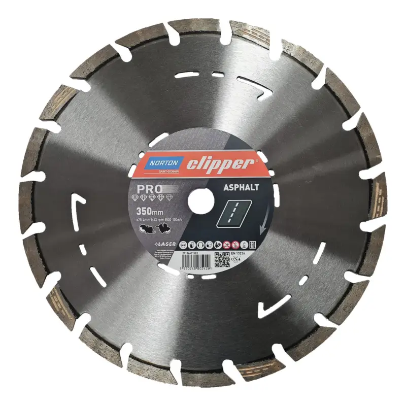 Norton Diamantscheibe Pro Asphalt II Ø450 x 25,4 mm Neu Im Sortiment
