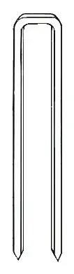 Rabatt Novus Schmalrückenklammer C Typ 4/23 mm (1000 Stück)