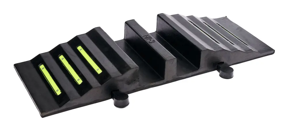 Parsch Gummi-Schlauchbrücke für 2 Schläuche bis 125 mm für LKW bis max. 12t pro Achse, steckbar Zertifiziert