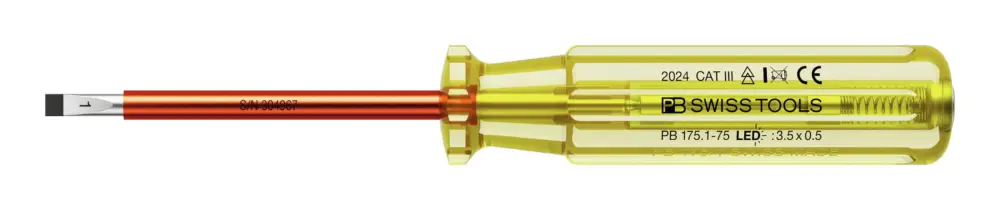 Begrenztes Angebot PB Swiss Tools Phasenprüfer LED einpolig 3,5 x 0,5 x 75 mm