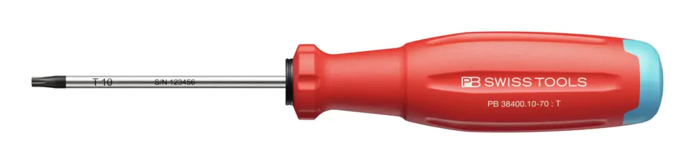 PB Swiss Tools Schraubendreher T10 x 70 mm SwissGrip EVO Nur Für Kurze Zeit