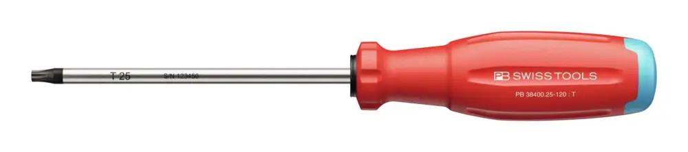 PB Swiss Tools Schraubendreher T25 x 120 mm SwissGrip EVO Super-Preis