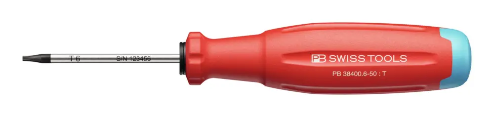 PB Swiss Tools Schraubendreher T6 x 50 mm SwissGrip EVO Top-Angebot