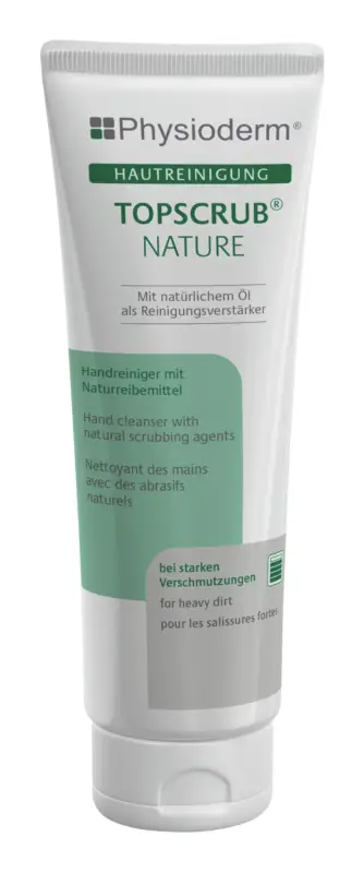 Physioderm Handreiniger Topscrub nature 250 ml Tube Naturreibemittel Expressversand