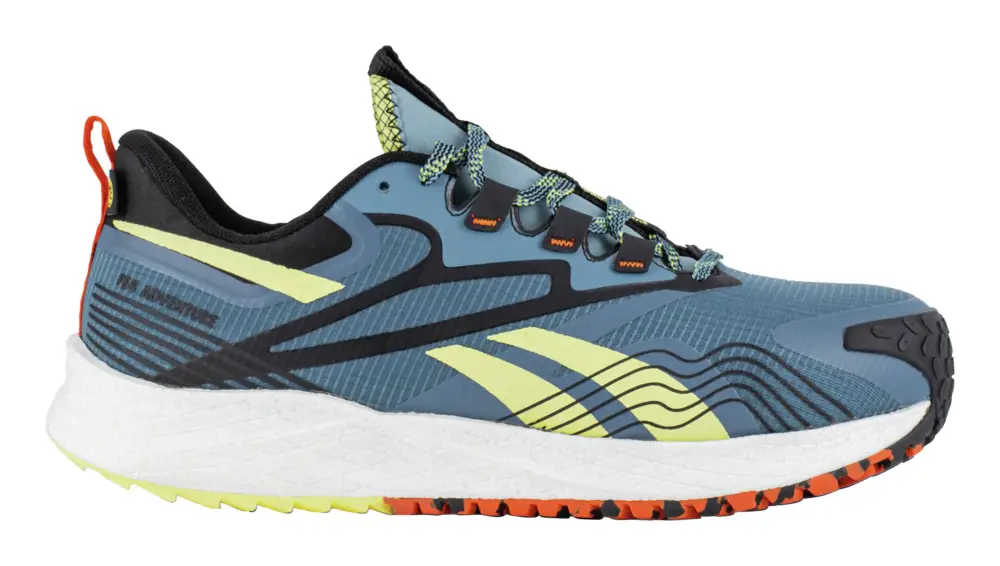 Zertifiziert Reebok Sicherheitshalbschuh IB3611, Petrol/gelb S1PS, Größe 46 (Verpackungseinheit 1 Paar)