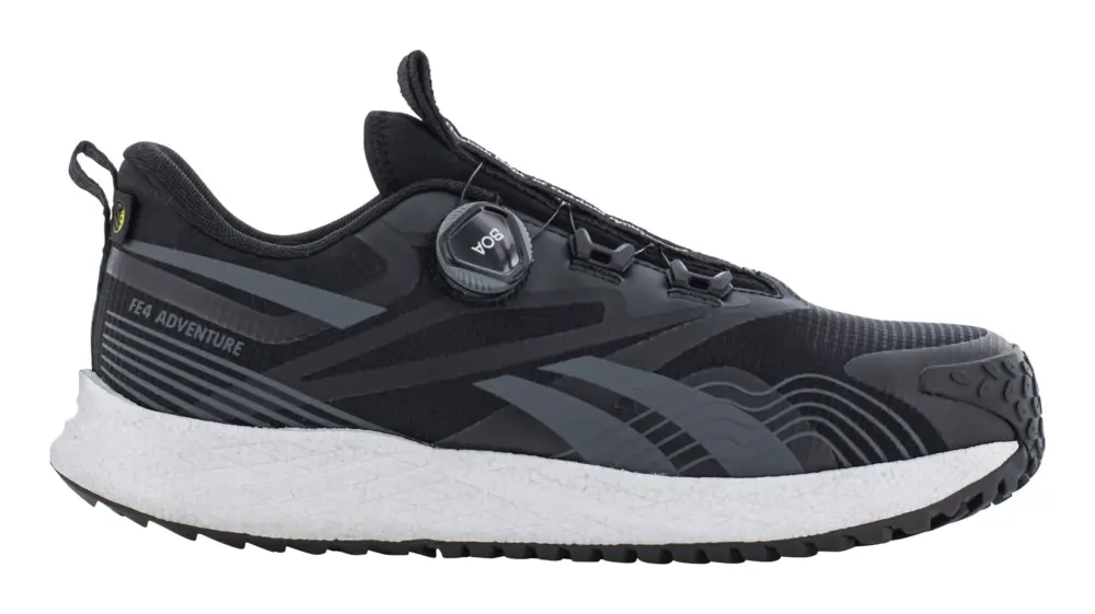Saisonangebot Reebok Sicherheitshalbschuh IB3613, schwarz, BOA S1PS, Größe 37 (Verpackungseinheit 1 Paar)