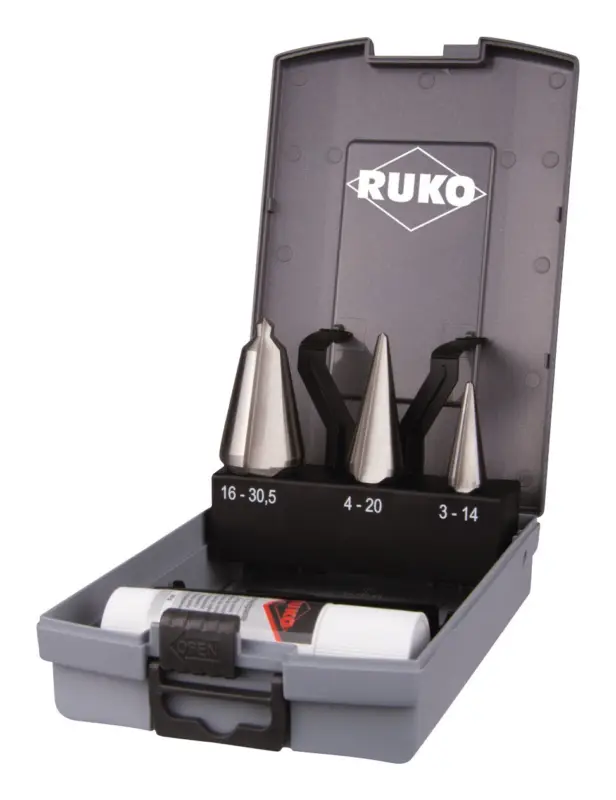 Knallerangebot Ruko Blechschälbohrersatz HSS in Kunststoffkassette