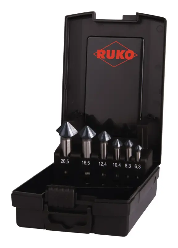 Knallerangebot Ruko Kegelsenker-Satz DIN335C 90 Grad HSS-Co5 RUnaTEC D.6,3-20,5mm Ku-Kassette ULTIMATECUT