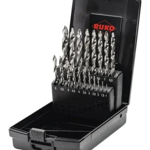 Sonderaktion Ruko Spiralbohrer-Satz DIN338 HSS-G D.1-10mm 0,5 mm, Kunststoff-Kassette, 19-teilig ULTIMATECUT
