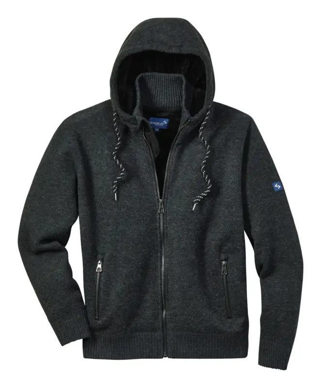 Meistverkauft Scheibler Strickjacke Schärding anthrazit/schwarz-meliert Größe M
