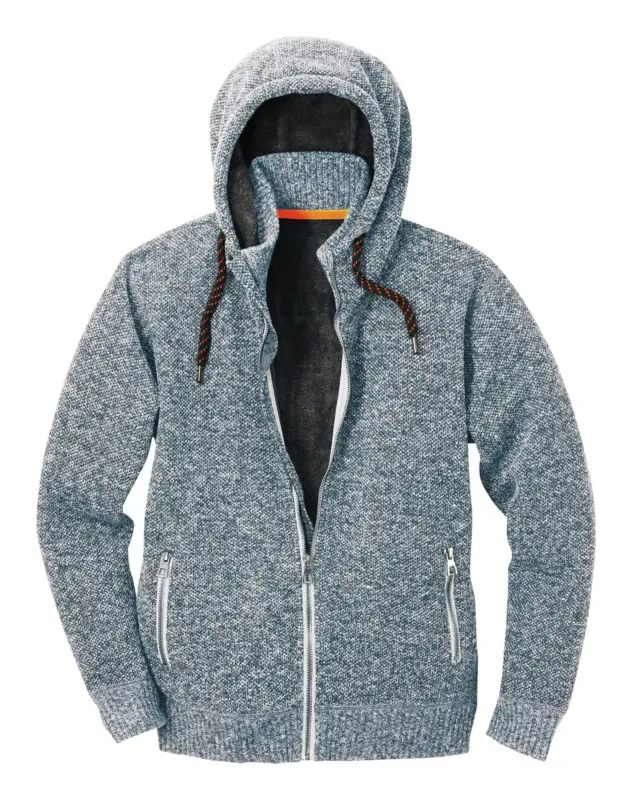 Sofort Bestellen Scheibler Strickjacke Schärding grau/schwarz-meliert, eliert Größe S