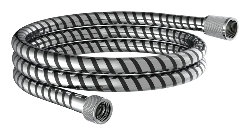 Abverkauf Schütte Brauseschlauch 150 cm, Kunststoff, Schwarz/Chrom