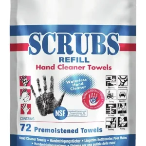 Scrubs Refill Nachfüll-Pack, 72 Tücher mit NFS Freigabe Zertifikat Nummer 160187 Expressversand
