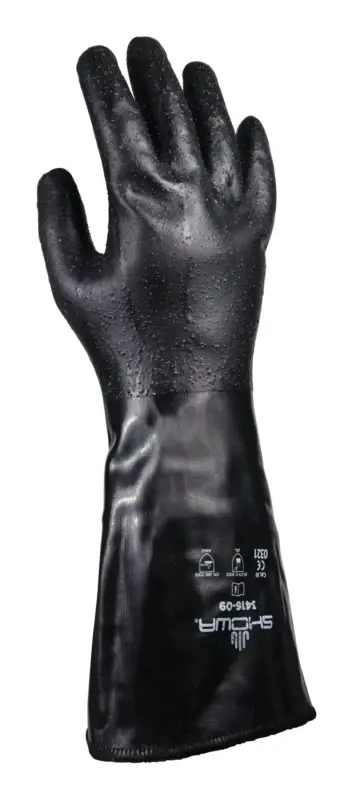 Showa Chemikalienhandschuh 3416, Größe 10 (Verpackungseinheit 12 Paar) Neuheit